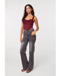 Pink Vanilla - Corset Cowl Top - Lyst