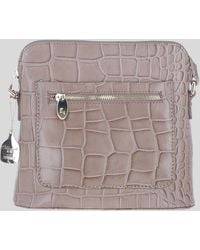 Ashwood Leather - Genuine Leather Crossbody Bag W/ Adjustable Strap - Lyst