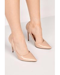 Miss Diva - Mila High Stiletto Heel Patent Pu Court Shoes - Lyst
