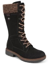 Pavers - Lace-Up Calf Boots - Lyst