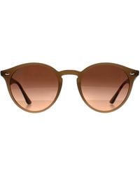 Ray-Ban - Round Polished Turtledove Gradient 2180 - Lyst