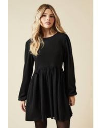 Dorothy Perkins - Tie Back Long Sleeve Mini Dress - Lyst