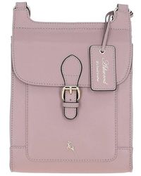 Ashwood Leather - 'Eclisse Cuoio' Real Leather Crossbody Bag - Lyst