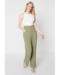 Oasis - Wide Leg Relaxed Trousers - Lyst