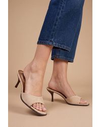 Dorothy Perkins - Faith: Clair Faux Suede High Heeled Mules - Lyst