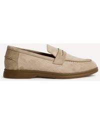 Linzi - Review Faux Suede Classic Loafer - Lyst
