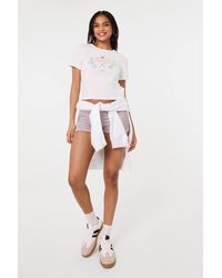 Pink Vanilla - Tennis Club Embellished T-Shirt - Lyst