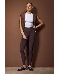 WOVCOR - Crossover Waist Full-Length High-Rise Sports Leggings - Lyst