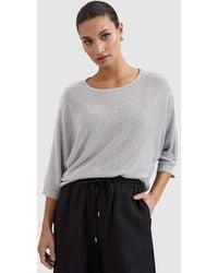 Phase Eight - Cristine Metallic Knitted Jumper - Lyst