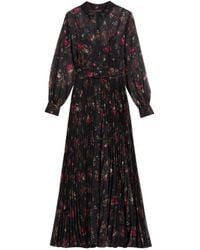 Ted Baker - Ceiba Long Sleeve Crew Neck Regular Fit Maxi Dress - Lyst