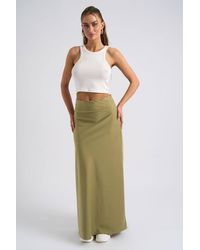 Urban Bliss - Satin Bias Maxi Skirt - Lyst