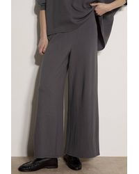 Apricot - Waffle Jersey Knit Wide-Leg Joggers - Lyst