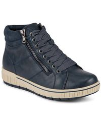 Pavers - Lace Up Boots W/ Side Zip - Lyst