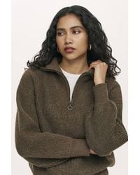 Finery London - Maddy Funnel Neck Half Zip Jumper - Lyst