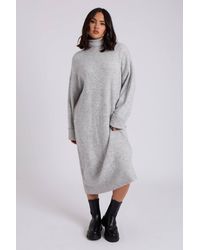 Urban Bliss - Roll Neck Midi Dress - Lyst