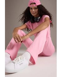 WOVCOR - Stretch Woven Crop Top & Trousers Co-Ord Set - Lyst
