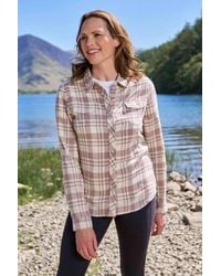 Mountain Warehouse - 'Willow' Brushed Long Sleeved Autumn Cotton Flannel Shirt - Lyst