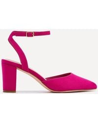 Linzi - Carrie Faux Suede Court Heels - Lyst