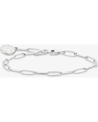 Thomas Sabo - Cold Enamel Long Link Charm Bracelet X0286-007-21 19Cm - Lyst