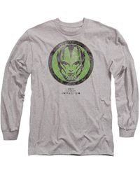 Marvel - Secret Invasion Badge Long Sleeve T-Shirt, Athletic Heather - Lyst
