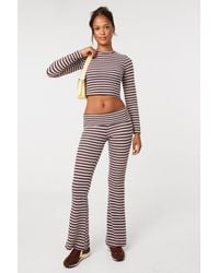 Pink Vanilla - Stripe Long Sleeves Top - Lyst