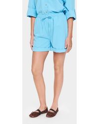 Saint Tropez - Zalindasz High Waisted Drawstring Shorts - Lyst
