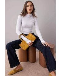 WOVCOR - Fitted Turtleneck Knit Blouse W/ Finger Detail - Lyst