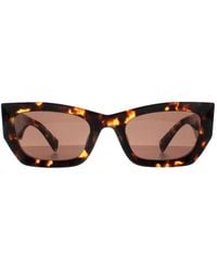 Miu Miu - Rectangle Honey Havana Dark Mu09Ws - Lyst