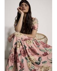 Apricot - Floral Wrap Maxi Dress - Lyst