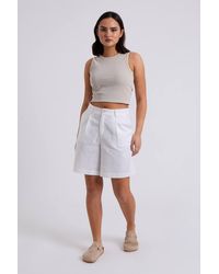 Urban Bliss - Linen Blend Short - Lyst