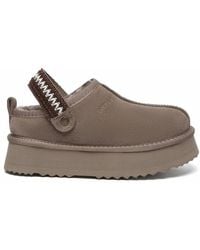 EverAu Australia - Sheepskin Wool Maeve Platform Slippers With Eva Sole - Lyst