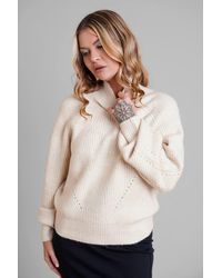 Enorsia - Funnel Neck Jumper - Lyst