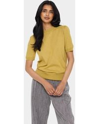 Saint Tropez - Milasz Short Sleeve Crew Neck Jumper - Lyst