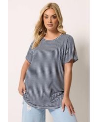 Yours - Stripe Swing T-Shirt - Lyst