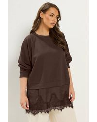 Yours - Lace 2-In-1 Jumper - Lyst