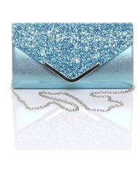 AJVANI - Glitter Envelope Evening Prom Party Clutch Shoulder Bag - Lyst