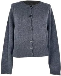 Jil Sander - Preloved Button-Down Knitted Cardigan - Lyst
