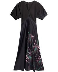 Ted Baker - Sado Short Sleeve V-Neck Regular Fit Midi Dress - Lyst
