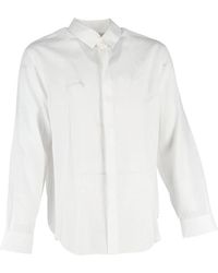 Giorgio Armani - Preloved Hidden Button Long Sleeve Shirt - Lyst