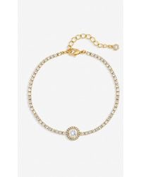 Jon Richard - Plated & Crystal Stone Bracelet - Lyst