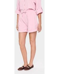 Saint Tropez - Zalindasz High Waisted Drawstring Shorts - Lyst