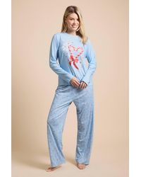 Dorothy Perkins - Christmas Long Sleeve Pyjama Trouser Set - Lyst