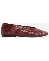 Linzi - Etta Woven Effect Ballet Flats - Lyst