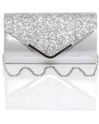 AJVANI - Glitter Envelope Evening Prom Party Clutch Shoulder Bag - Lyst