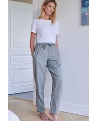 British Boxers - "Orkney" Herringbone Brushed Cotton Pyjama Trousers - Lyst