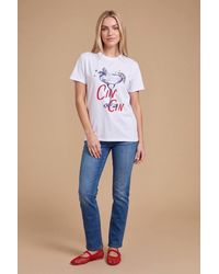 Dorothy Perkins - Cocktail Cin Cin Graphic T-Shirt - Lyst