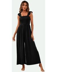 FS Collection - Frill Detail Strappy Jumpsuit - Lyst