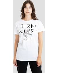 Marvel - Spiderman Ghost Spider Japanese Logo T-Shirt - Lyst