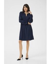 Kaffe - Kalinda A-Line Fit Long Sleeve Dress - Lyst