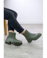 AJVANI - Wellingtons Wellies Ankle Chelsea Boots - Lyst